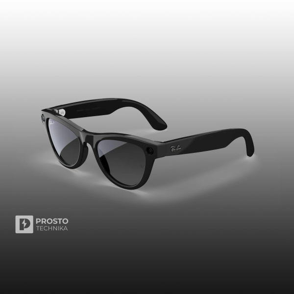 Ray-Ban Skyler (Gen 2) Глянцевый Чёрный с Градиентно-Графитовыми линзами